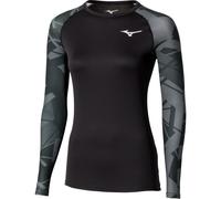 MIZUNO Virtual Body G5 Crew Neck W - Femme - Noir / Gris / Vert - taille M- modèle 2026