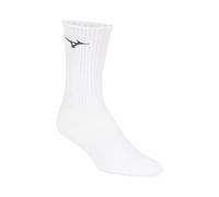 Mizuno Vital Crew Sock 3-Pack, White, Medium