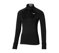 Mizuno Warmalite Half-Zip Top De Course Femmes-Noir,Noir, Taille XL
