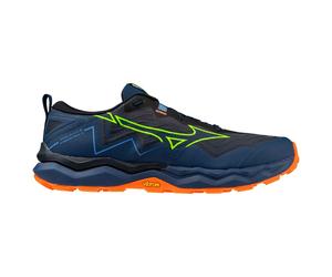Mizuno - Wave Daichi 9 Estate Blue Light yellow L.oran - 7.5 - Chaussures de trail
