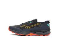 Mizuno Wave Daichi 9 Chaussure Trail Hommes - Bleu Foncé , Jaune, Pointure 41
