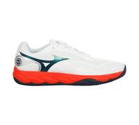 Mizuno Wave Enforce Court 2 Chaussure terre battue Hommes - blanc, orange 44