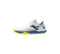 Mizuno WAVE ENFORCE COURT CC Chaussure Tennis Homme Terrain Blanc/Bleu