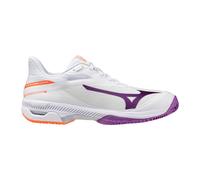 Mizuno Wave Exceed Court Clay Femmes Blanc/Orange/Violet 42