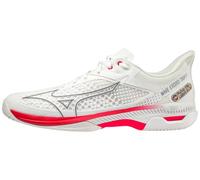 Mizuno Wave Exceed Tour 5 AC, Chaussures de Tennis pour Femme, Undyed White/Quite Shade/OperaRed, 37 EU, Undyed White Remote Shade Operared, 37 EU