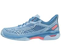 Mizuno Wave Exceed Tour 5 CC, Chaussures de Tennis pour Femme, Néerlandais/Blanc/Tearose, 36,5 EU, Canal Dutch White Tearose, 36.5 EU