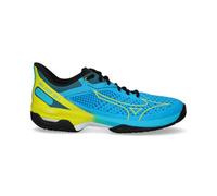 Mizuno Wave Exceed Tour 5cc, Chaussures de Padel pour Homme, Jet Blue Bolt 2 Neon Black, 44.5 EU