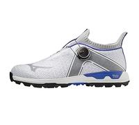 Mizuno Wave Hazard Boa Chaussures de Golf pour Homme Blanc/Bleu, Blanc/Bleu, 44 EU
