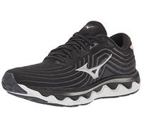 Mizuno Wave Horizon 6 Chaussures de course pour femme, noir/argent, 8
