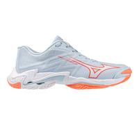 Mizuno Wave Lightning Elite Femmes 40 1/2 Bleu Clair/Orange