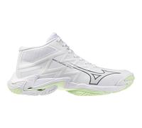 Mizuno Wave Lightning Elite Mid Femmes 38 1/2 Blanc/Vert Clair
