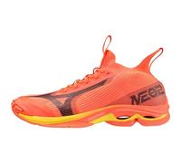 Mizuno Wave Lightning NEO2 Chaussures de Volleyball Unisexes pour Adultes, NeonFlame/Black/Bolt 2, 48,5 EU, Neonflame Black Bolt 2, 48.5 EU