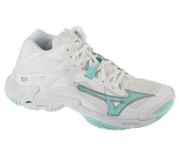 Mizuno Wave Lightning Z8 Mid V1GC240545 Chaussures de Volleyball pour Femme, Blanches, 42 EU