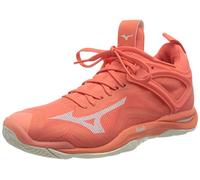 Mizuno Wave Mirage 3, Chaussure de handball Femme, Livingcoral/ Blanche Neige, 38.5 EU