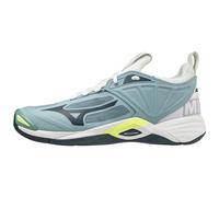 Mizuno Wave Momentum 3 Chaussures de volleyball pour femme, Bleu Blanc 38, 48.5 EU