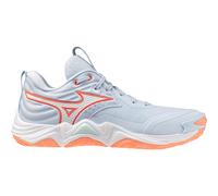 Mizuno Wave Momentum Elite Femmes 38 1/2 Bleu Clair/Orange