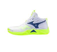 Mizuno Chaussures Wave Momentum Elite Mid Blanc/Jaune Taille 43 Homme
