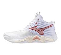 Mizuno Wave Momentum Elite Mid Femme 42 1/2 Blanc/Rose