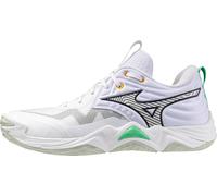 Mizuno Wave Momentum Elite - white/black/frozen emerald, Taille:9