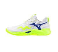 Mizuno Wave Momentum PRO, Chaussures de volley-ball, Amortissement ENERZY NXT, Stabilité Wave, Blanc, 38.5 EU