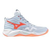 Mizuno Wave Momentum Pro Mid Femmes 38 1/2 Bleu Clair/Orange