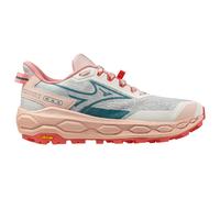 Mizuno - Wave Mujin 11 W Snow White Larkspur Faded Rode - 6 - Chaussures de trail