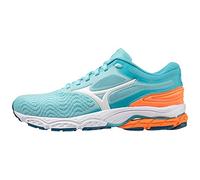 Mizuno Wave Prodigy 4 Chaussures de Course sur Route Unisexe, Antigua Sable Blanc Orange Clair, 37 EU