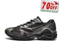 Mizuno Wave Rider 10 Baskets De Sport Casual Pour Hommes Noires