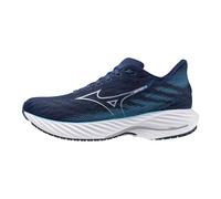 Mizuno Wave Rider 28 Chaussures de Course à Pied pour Homme, Bleu/Blanc, 45 EU