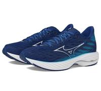 Mizuno Wave Rider 28 Chaussures de Course à Pied pour Homme, Bleu/Blanc, 46 EU