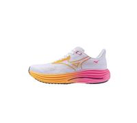Mizuno - Wave Rider 29 - Chaussures running White / Tang Orange / Pink Tetra - 41