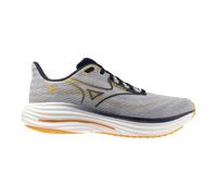 Mizuno - Wave Rider 29 - Chaussures running homme Harbor Mist / Baritone Blue / Tang Orange - 46.5
