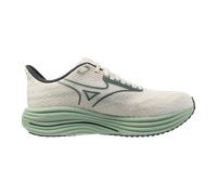 Mizuno - Wave Rider 29 - Chaussures running homme Snow White / Bistro Green / Creme de Menthe - 45