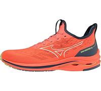 Mizuno Wave Rider Neo 2 (W), Chaussures de Running Femme, NeonFlame/White/Vintage Indigo, 40,5 EU