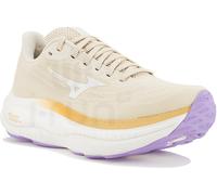 Mizuno Chaussures de running Wave Sky 9 Beige Violet Femme SS26