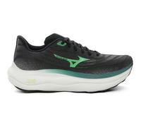 Mizuno Chaussures de running homme Wave Sky 9 Noir / Goblin Green / Alpine Green Taille 44,5