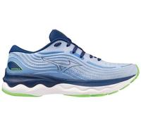 Mizuno Wave SKYRISE 4 (W), Chaussures de Course Femme, Blue Henon/Blue Depths/Techno Green, 38 EU, Blue Henon Blue Depths Techno Green, 38 EU