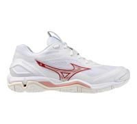Mizuno Wave Stealth 6 Femme Blanc/Rose 40