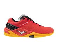 Mizuno Wave Stealth Neo, Chaussure de handball homme, Radiant Red White Carrot Curl, 42 EU