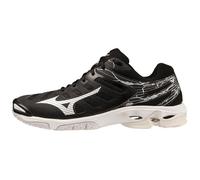 Mizuno Wave Voltage Chaussures de volley-ball pour hommes, noir/argenté, taille L 44,5 44 1/2