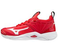 Mizuno Women's 2 Wave Momentum Chaussures de Volleyball pour Femme Pointure 44, Rouge/Blanc, 42.5 EU