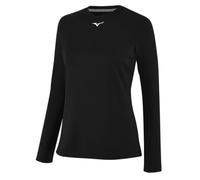 Mizuno Women's Standard Thermo Compression LS, Black, XX-Large