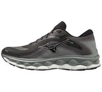 Mizuno Womens Wave Sky 7 Running Shoe, Black-Silverstar, 7.5