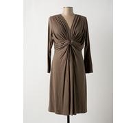 mj de atian robes femme de couleur marron