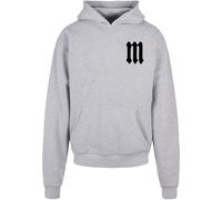 MJ Gonzales Sweat-shirt 'Barbed Bloom' gris / noir, Taille L