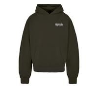 MJ Gonzales Sweat-shirt 'Frosted Wings' kaki / mélange de couleurs, Taille XL