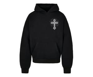 MJ Gonzales Sweat-shirt 'Grace of God' noir / blanc, Taille XL