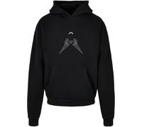 MJ Gonzales Sweat-shirt 'Higher Than Heaven' noir / blanc, Taille S