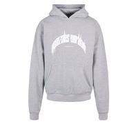 MJ Gonzales Sweat-shirt 'Higher Than Heaven V.3' gris / blanc, Taille XL