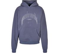 MJ Gonzales Sweat-shirt 'METAMORPHOSE V.3' bleu / bleu-gris / blanc, Taille XL